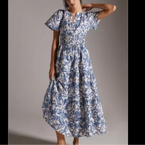 Anthropologie Maeve Somerset Maxi Dress